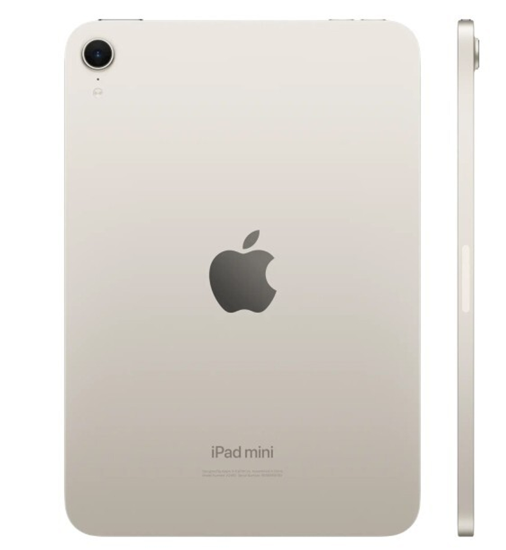 Планшет Apple iPad mini, 128 ГБ, Wi-Fi + Cellular (Сияющая звезда | Starlight) (A17 Pro, 2024)
