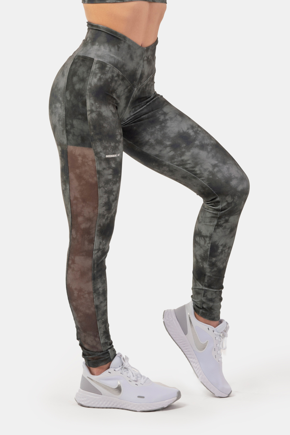 Лосины Nebbia ECO Mesh Leggings “Breathe” 400 camo green