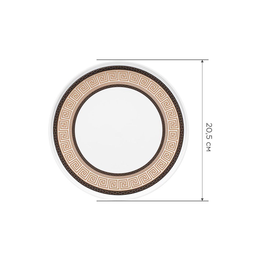 НАБОР ТАРЕЛОК ЗАКУСОЧНЫХ LEFARD "ELEGANCE" 2ШТ. 20,5СМ (КОР=12НАБ.)