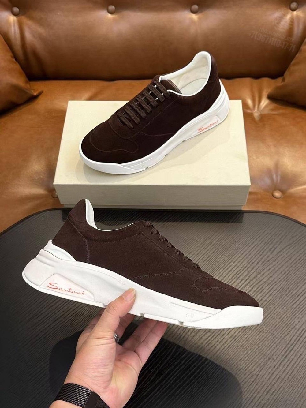 Кроссовки Santoni