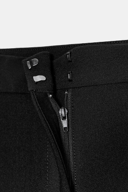 ZARA БРЮКИ-БАЛЛОНЫ ZW COLLECTION, ЧЕРНЫЙ