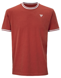 Теннисная футболка Tecnifibre Team Stretch - terracotta