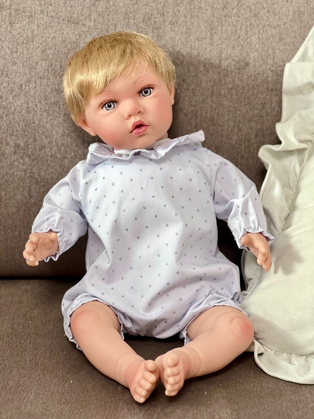 Кукла Реборн Nines 48см Susette мягконабивная (N0238)