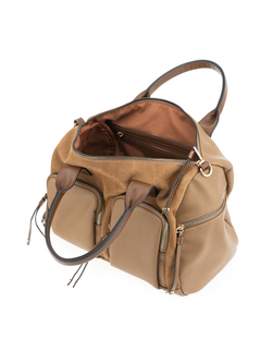 45049/23 Сумка жен., иск. кожа + замша