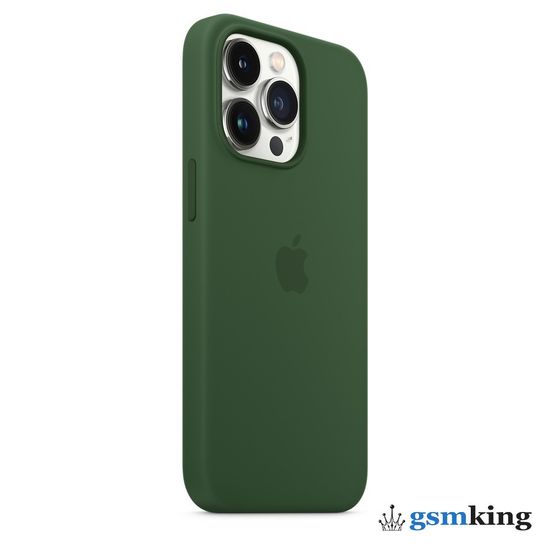 Apple Silicone Case with MagSafe iPhone 13 Pro Clover «Зелёный клевер» MM2F3ZE/A