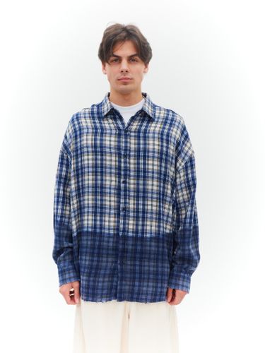 Рубашка мужская VOTUS градиент (синий)