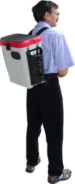 Ящик рыболовный зимний SALMO 2-х ярусный с пластиковыми карманами