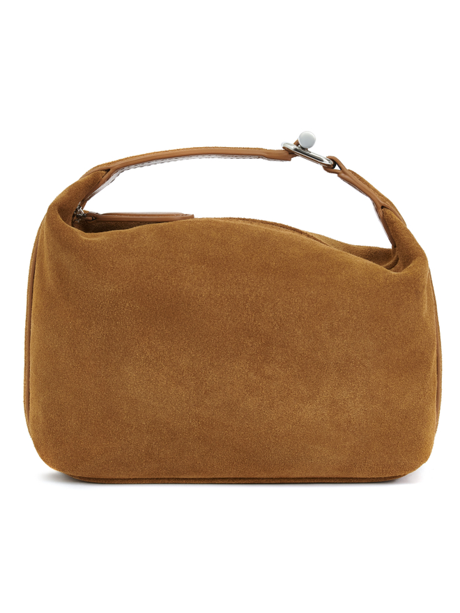 Сумка SADDLE S замша карамельного цвета