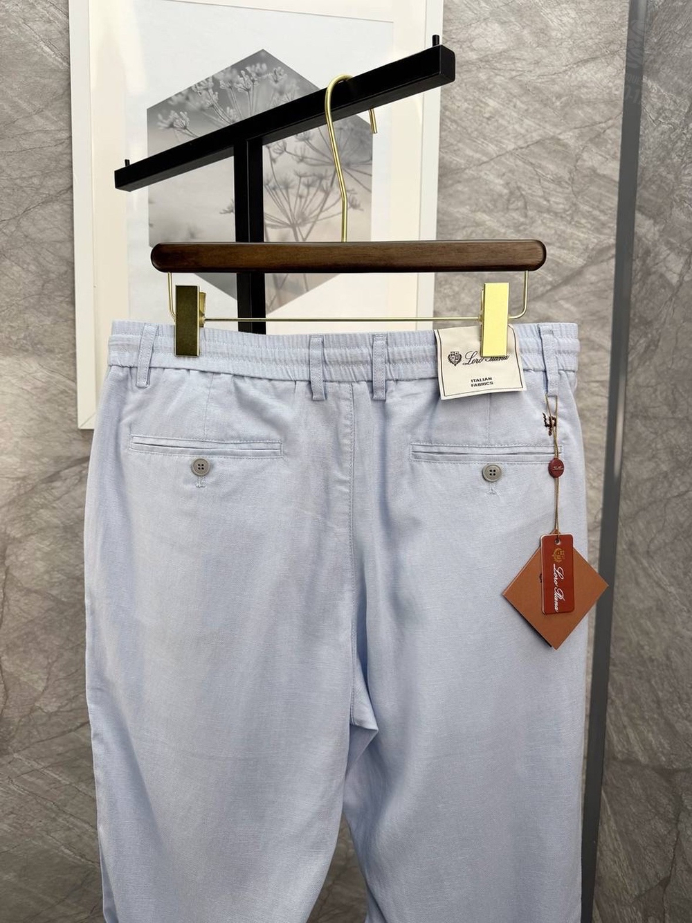 Льняные брюки Loro Piana