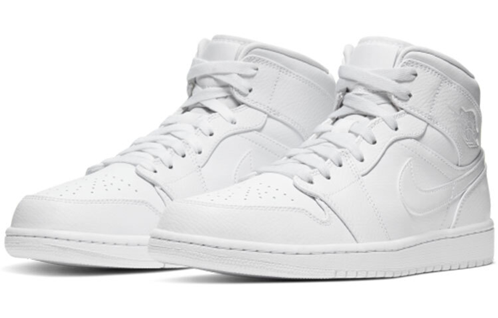 Кроссовки Jordan Air Jordan 1 Mid White 2020