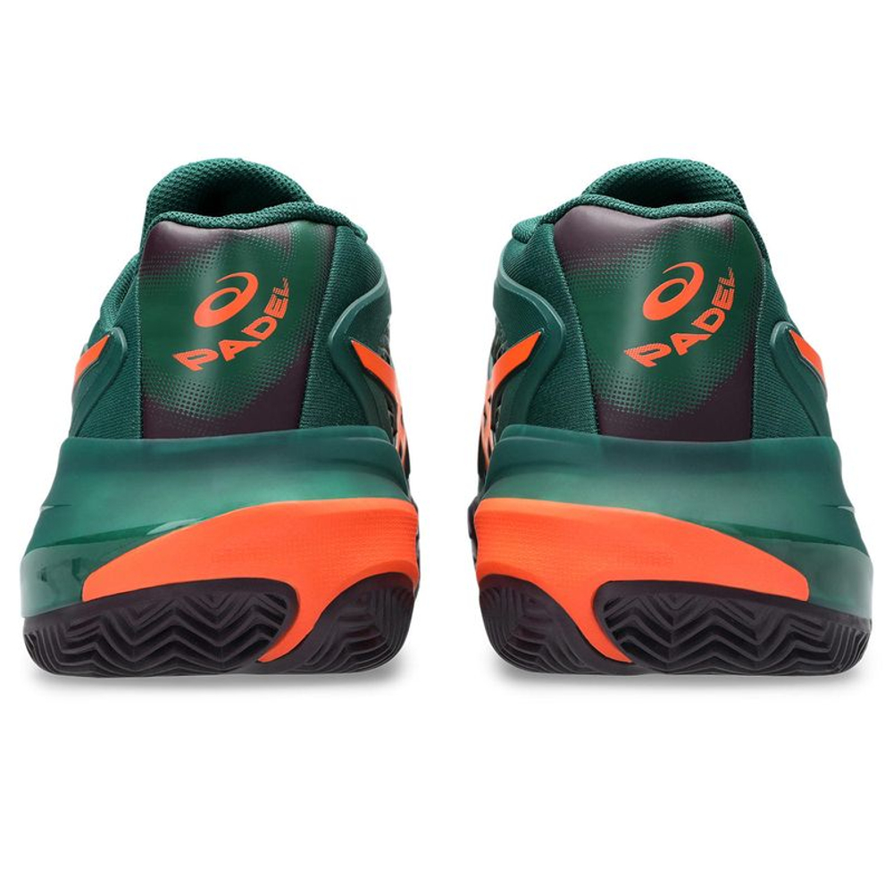 Мужские кроссовки для Падел Asics Gel-Resolution X Padel - jewel green/energy orange