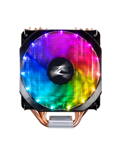 ZALMAN CNPS9X OPTIMA RGB, 120mm RGB FAN, 4 HEAT PIPES, 4-PIN PWM, 600-1500 RPM, 26DBA MAX, LONG LIFE BEARING, FULL SOCKET SUPPORT