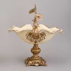 БЛЮДО НА НОЖКЕ 32*24*34 СМ