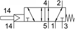 VMEF-SCZ-M52-M-G14 Нажимной распределитель