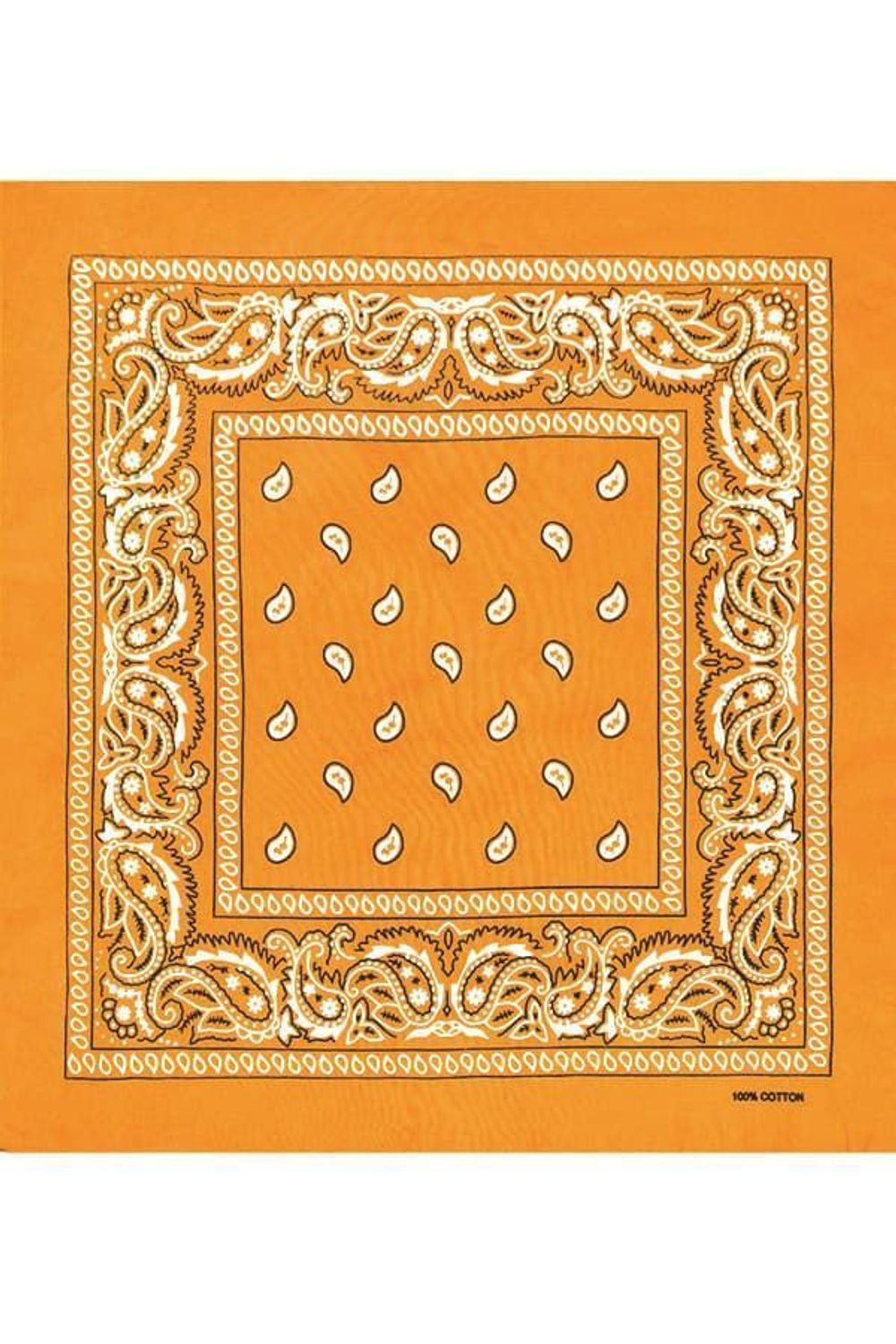 Бандана золотистая фото