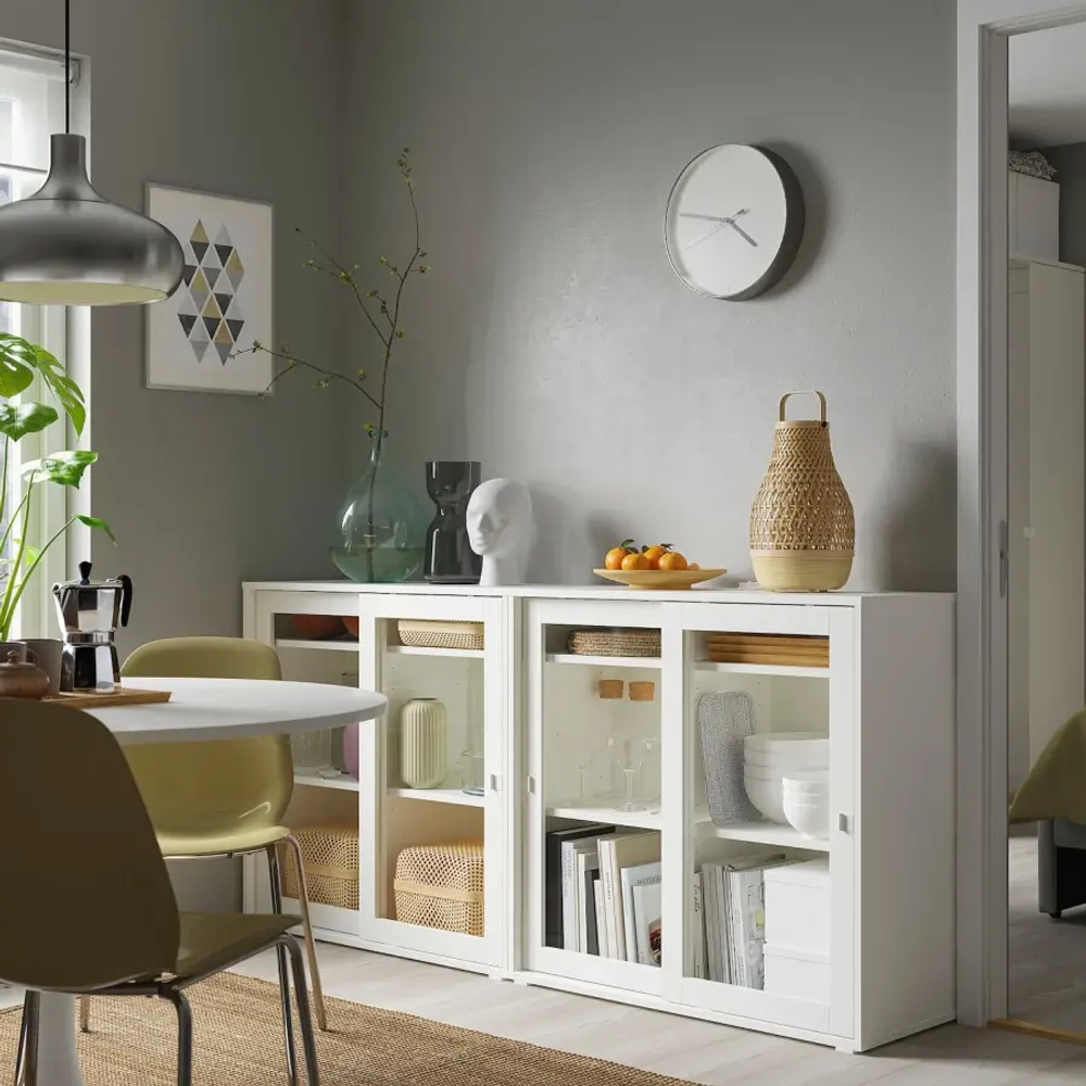 Книжный шкаф - VIHALS IKEA/ ВИХАЛС ИКЕА,   190х90 см, белый