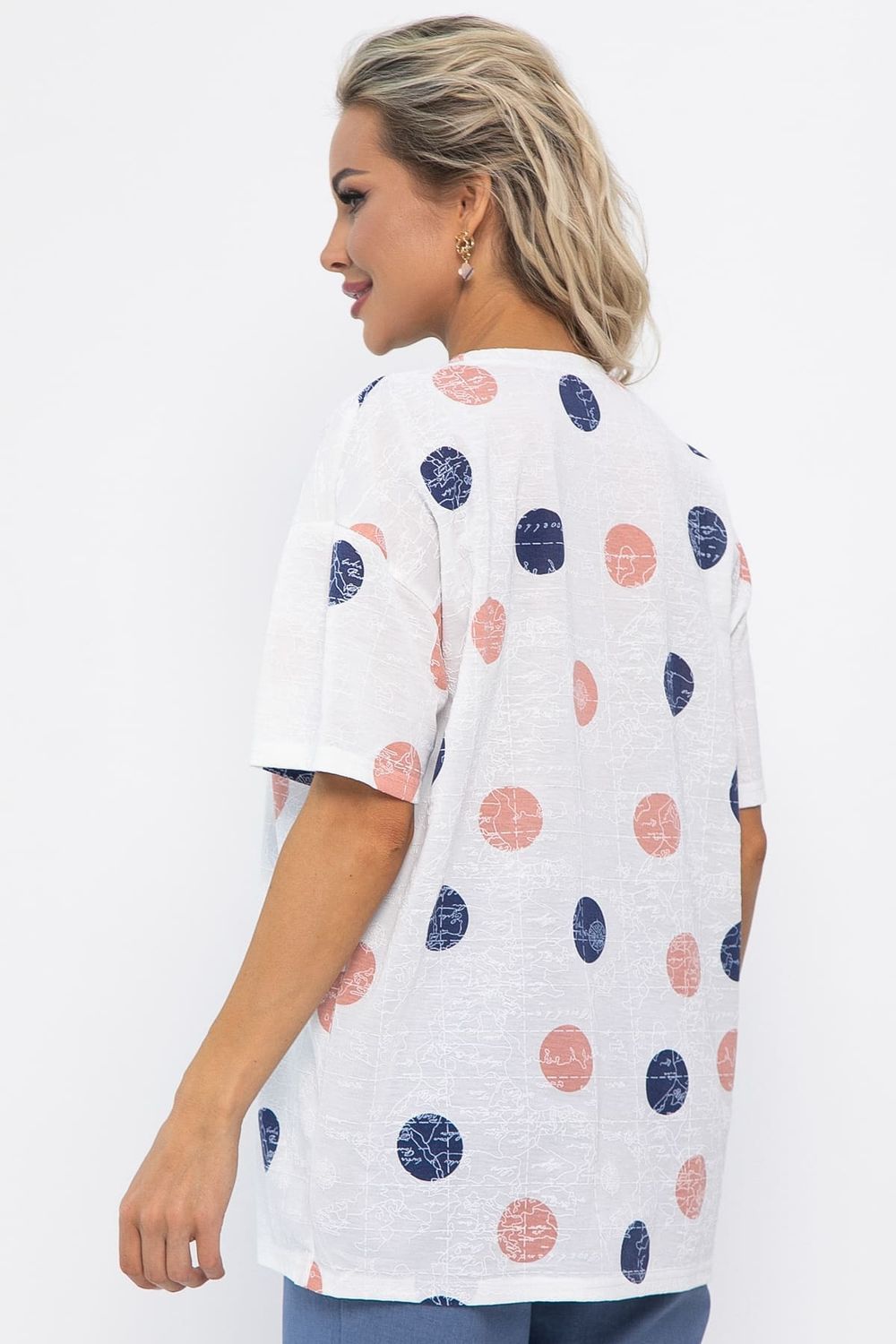 Блуза Тори (белая) Б13519-20М LT Collection