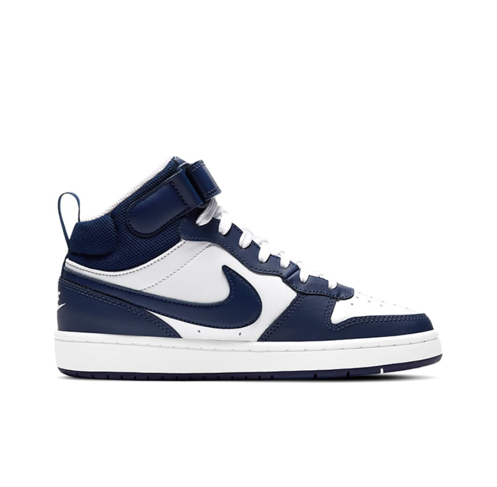 Кроссовки Nike Court Borough Mid 2 GS 'White Signal Blue' CD7782-107