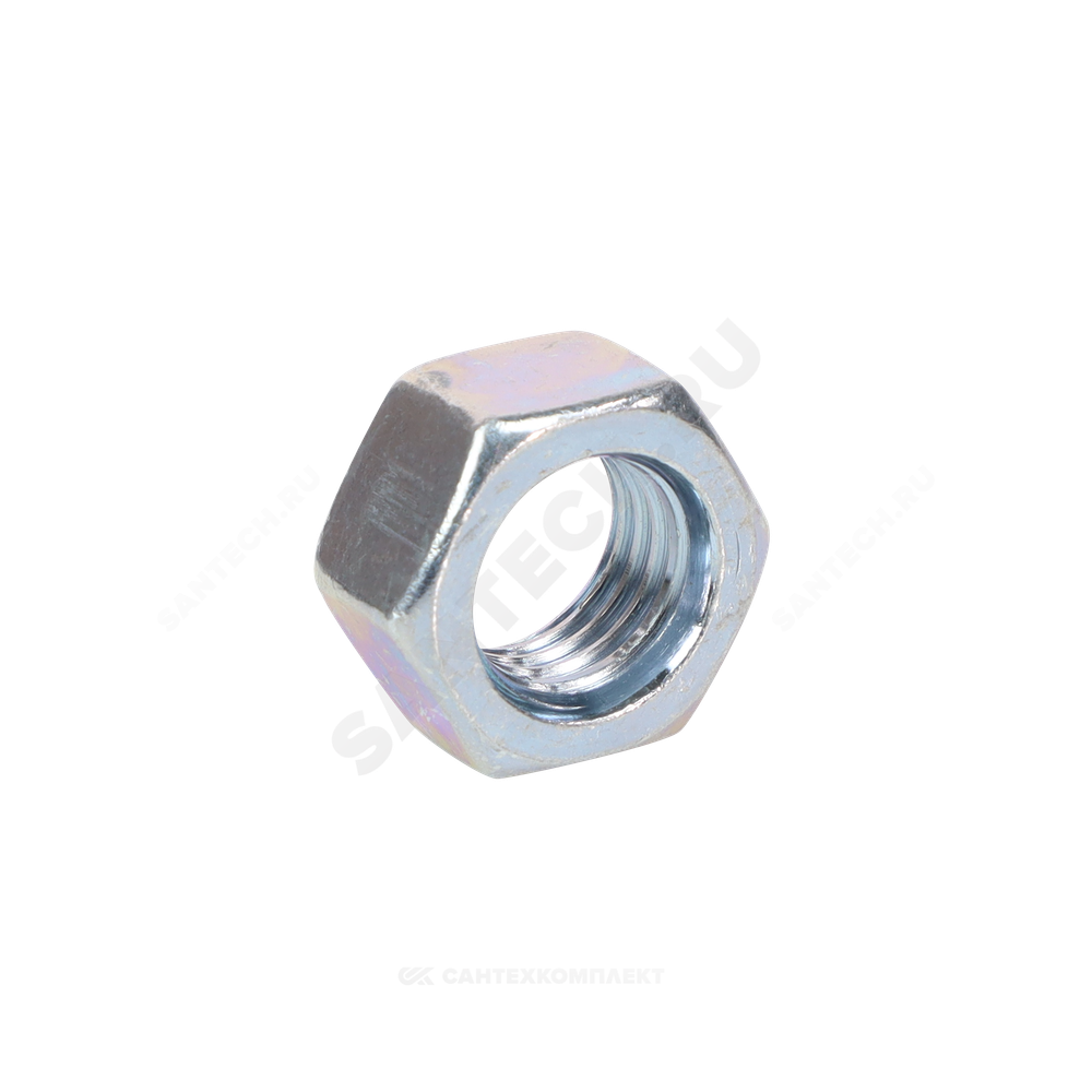 Гайка стальная оц М30 к.п. 5 шестигранная вес DIN 934 (5915/5927)