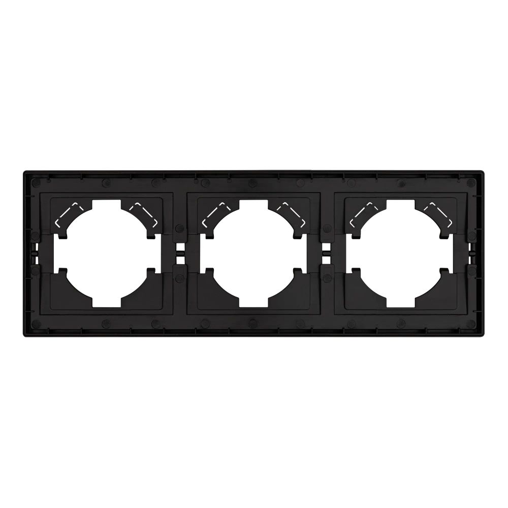 Рамка пластиковая FRM-TENDO-PL-3-GR (Arlight, Графитовый) 053845
