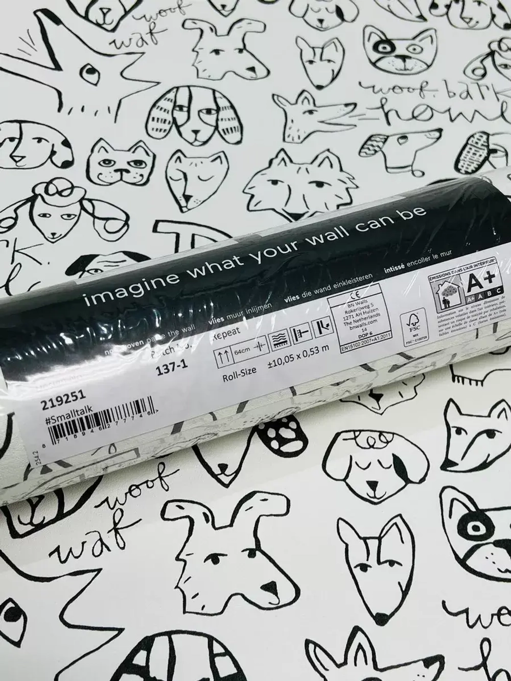 Обои ecodeco BN 219251 Smalltalk Нидерланды