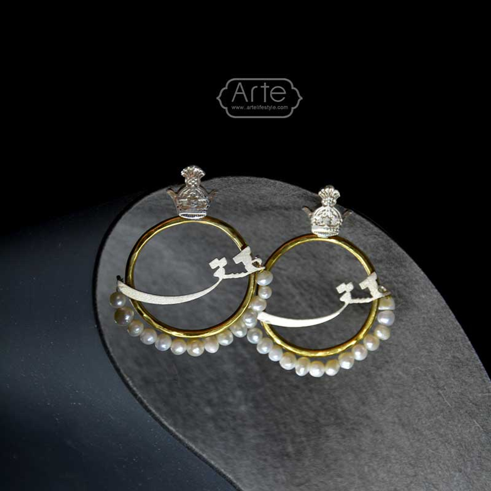 Серебряные серьги Arte Taj Asheghi 20220326 Иран