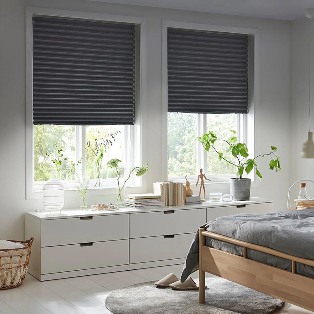 Жалюзи PLACKAD BLIND, 90х180, полиэстер, черный