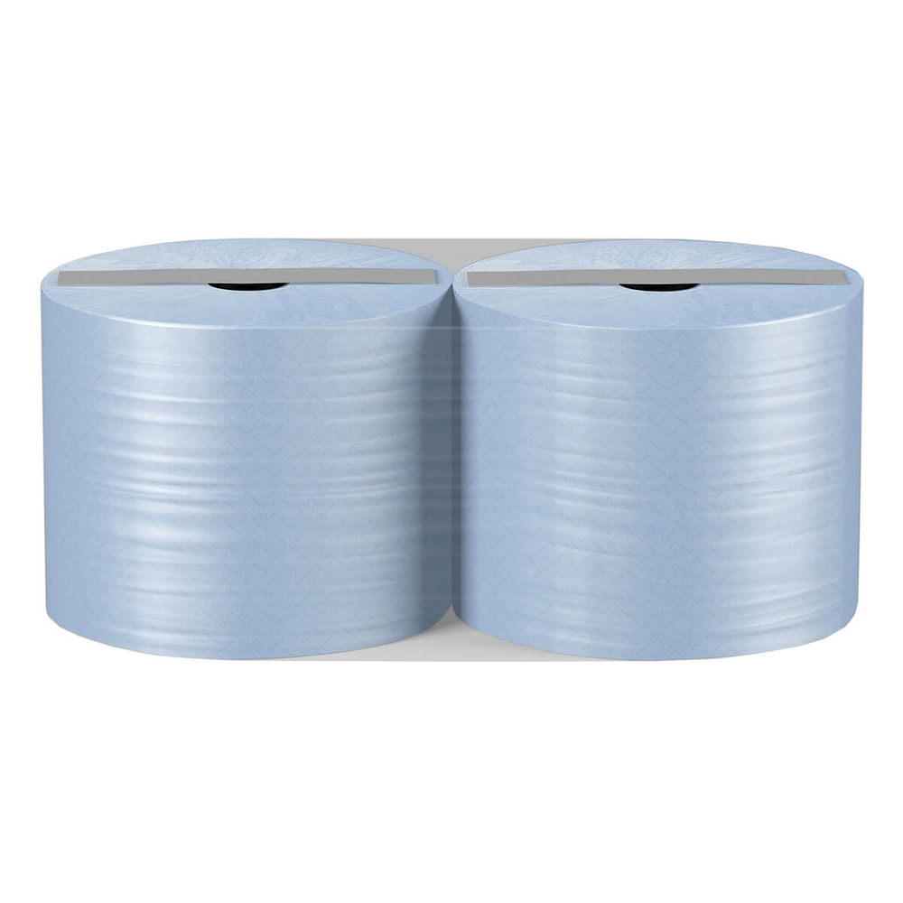 Протирочный материал в рулонах Veiro Lite синий двухслойный (2 рулона х 350 м)