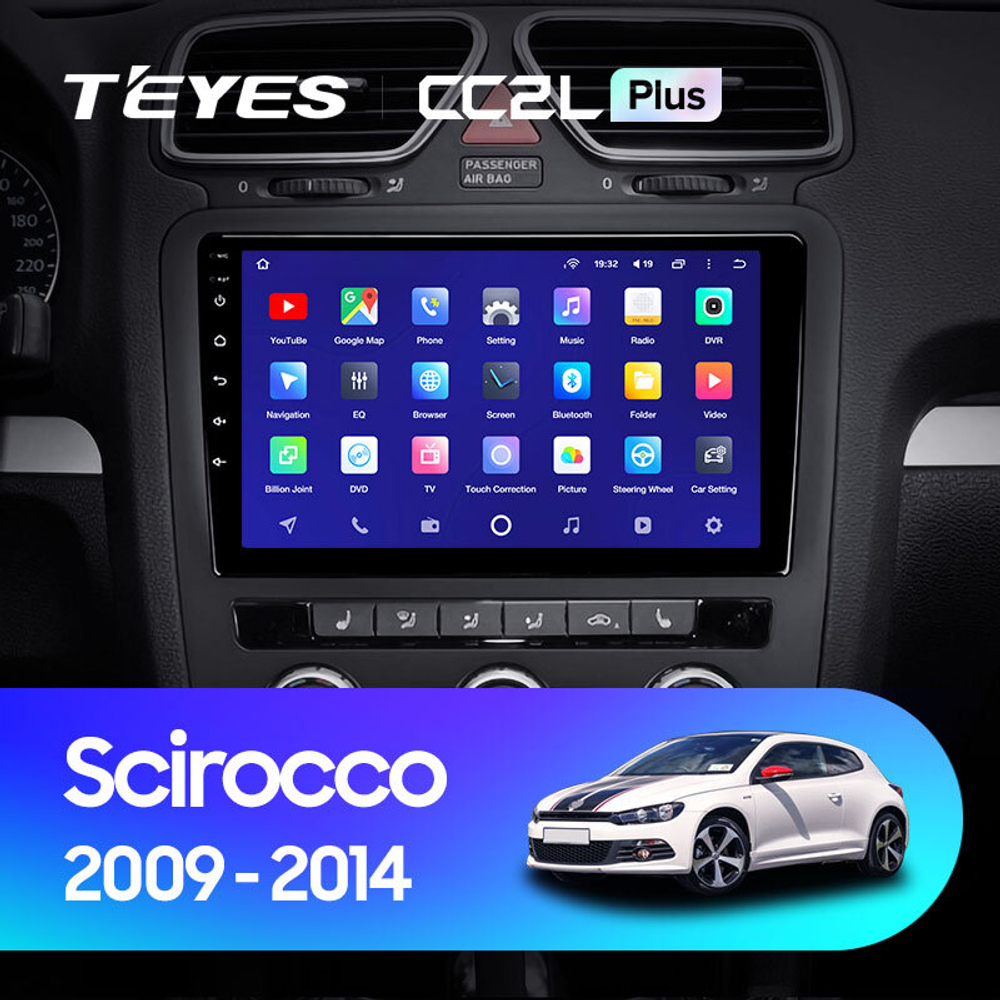 Teyes CC2L Plus 9" для Volkswagen Scirocco  2009-2014