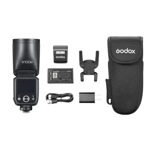 Вспышка накамерная Godox V100N TTL с круглой головкой для Nikon