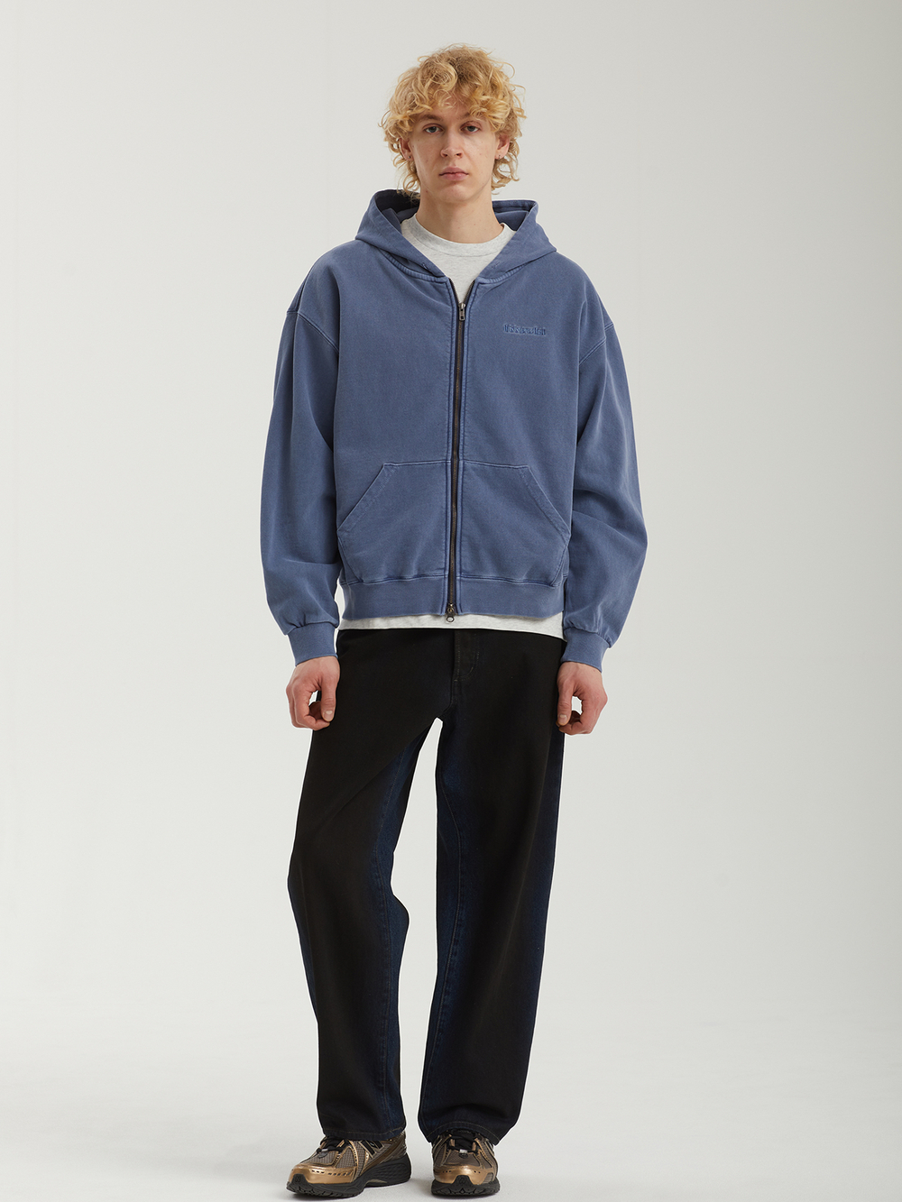 Мужская Толстовка Waffle Lined Zip Up