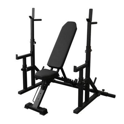 Скамья для жима Орион + со стойками под штангу с подстраховкой