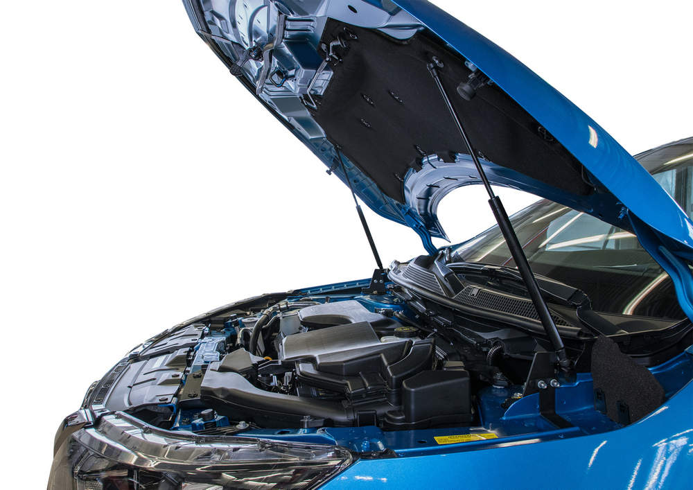 Упоры капота для Nissan Qashqai II 2014-, 2 шт., UNIQAS022