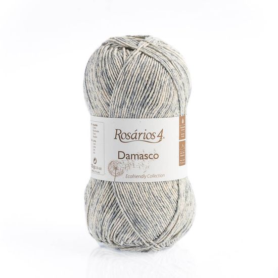 Пряжа ROSARIOS 4 Damasco (70% хлопок, 30% лён)