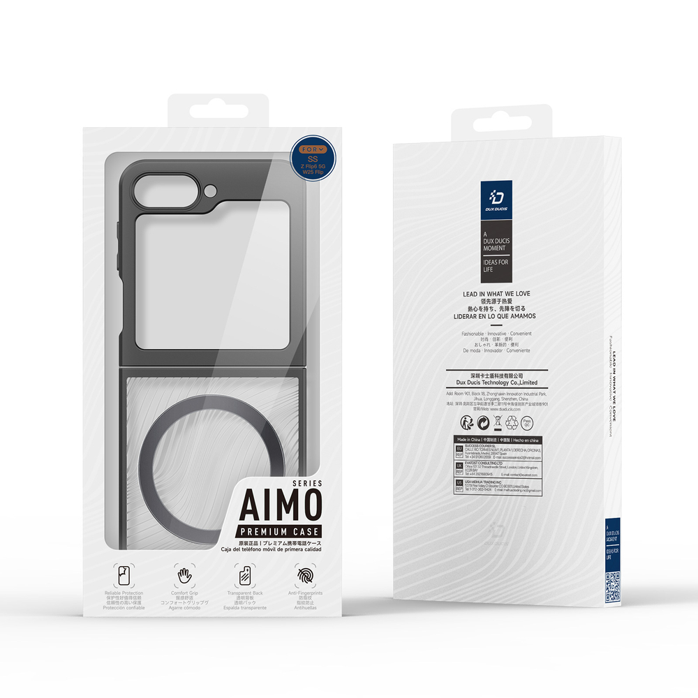 Чехол с MagSafe от Dux Ducis для Samsung Flip6, Flip7 FE (W25), серия Aimo Mag Series Case
