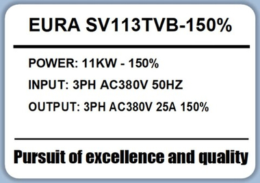 Преобразователь частоты EURA серии S-Vector для насосной станции SV113TVB-150% 25A