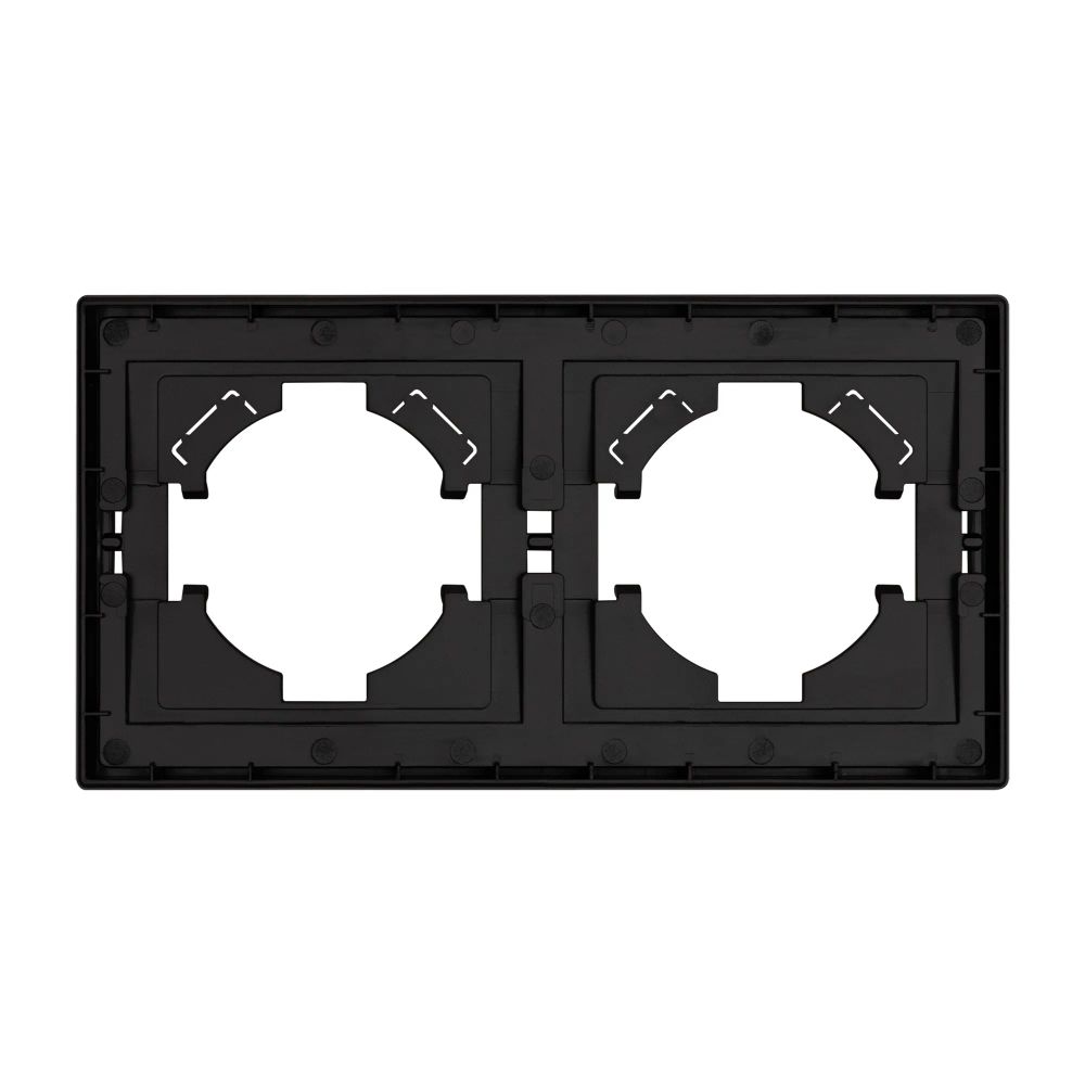 Рамка пластиковая FRM-TENDO-PL-2-GR (Arlight, Графитовый) 053841