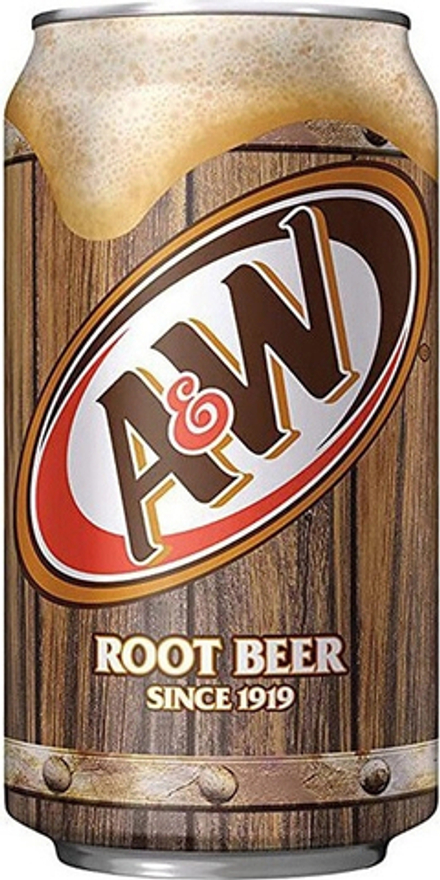 Газированный напиток Аллен & Райт Рут Бир / A&W Root Beer 0.355 - банка