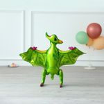 Шар Фигура, Динозавр Птеродактиль, Зеленый.
