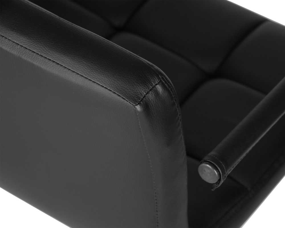 Стул барный DOBRIN KRUGER ARM BLACK, черный