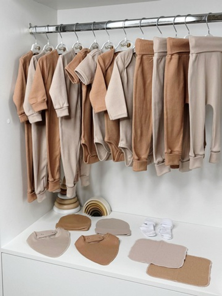 Комплект одежды из 20 предметов Caramel/Cream