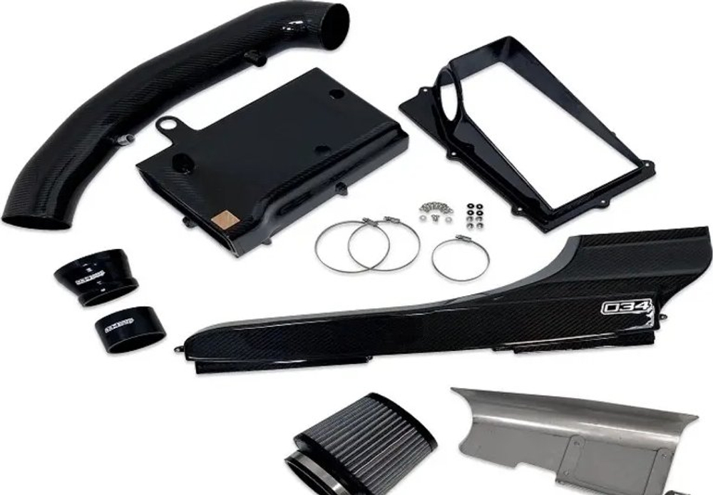 Система холодного впуска 034Motorsport X34 Carbon Fiber Open-Top 4" Intake Bundle для Audi TTRS/RS3