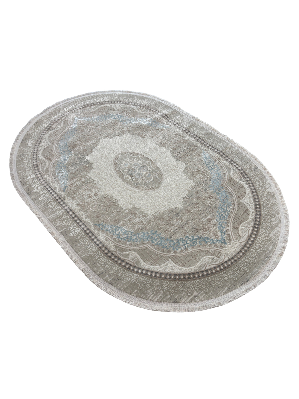 Ковер Amatis Lux 36548A L.Beige/Blue Овал