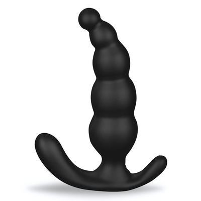 Черный анальный вибромассажер Dipper-RCT - 14,8 см. (Цвет: черный)