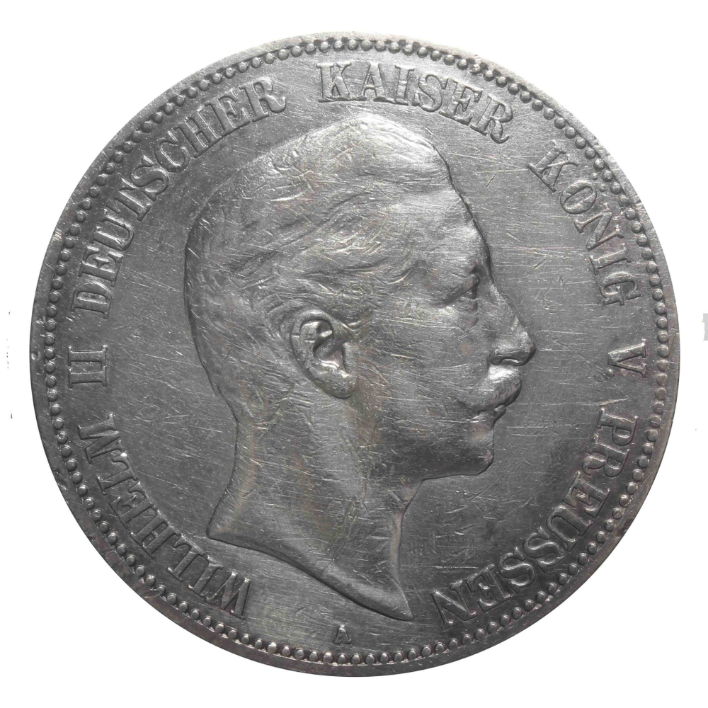 5 марок 1907 год (A) Германия-Пруссия VF-XF