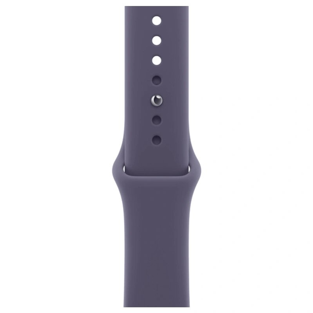 Умные часы Apple Watch Series 11, 46 мм, алюминий цвета «Silver», спортивный ремешок "Purple Fog", S/M (MEV94)