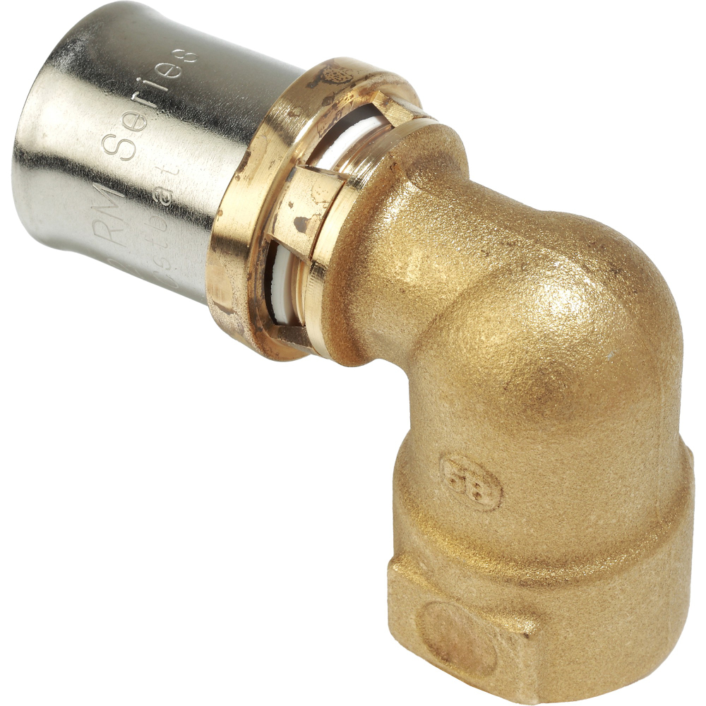 Угольник-пресс Giacomini латунь ВР 26x3/4", RM129Y049