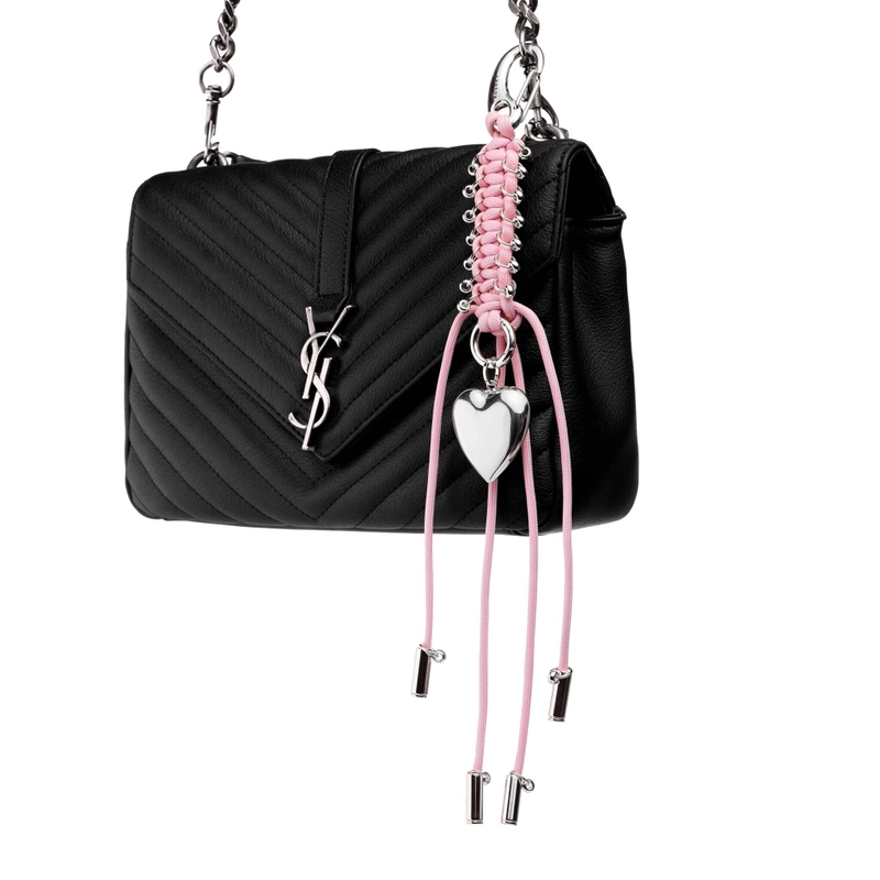 Брелок Влюбленный в Розовый – Серебро