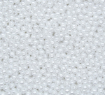 БА001НН5 Акриловые бусины круглые, цвет: белый, размер: 4 мм, 15 гр.