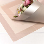 Пленка В листах 20 шт 58 х 58 см с широкой рамкой (Розовый)